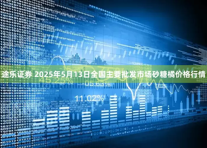 途乐证券 2025年5月13日全国主要批发市场砂糖橘价格行情